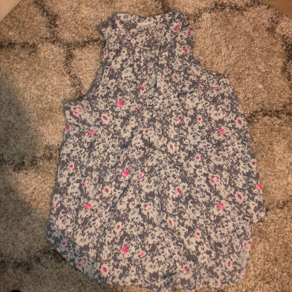 Lush Grey/Pink Blouse